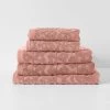 Maya Bath Towel Set - Clay -Homewares Shop maya towel stack rosewater 1