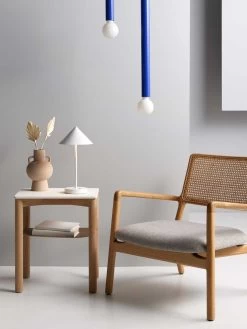 Floris Portable Desk Lamp - White 18 Floris Portable Desk Lamp - White -Homewares Shop mayfield floris desk lamp white satin 5