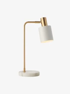 Mahala Desk Lamp - Brass Marble