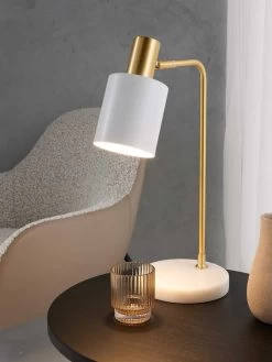 Mahala Desk Lamp - Brass Marble -Homewares Shop mayfield mahala desk lamp 3