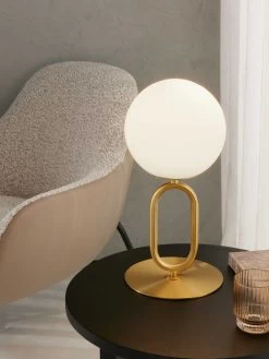 Margot Desk Lamp - Brass -Homewares Shop mayfield margot desk lamp brass 4