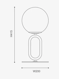 Margot Desk Lamp - Brass -Homewares Shop mayfield margot desk lamp dimensions