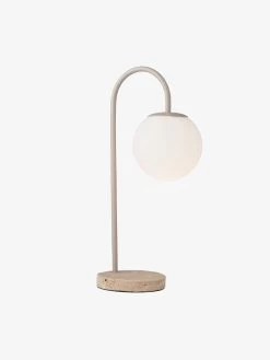 Mintu Desk Lamp - Taupe Travertine