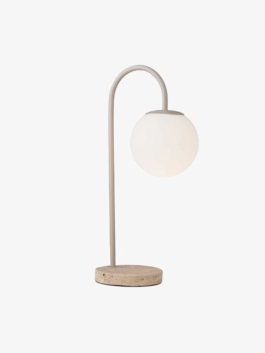 Mintu Desk Lamp - Taupe Travertine 3 Mintu Desk Lamp - Taupe Travertine