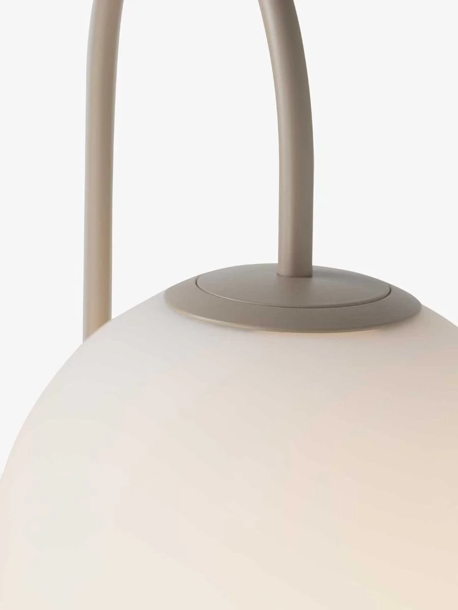 Mintu Desk Lamp - Taupe Travertine 4 Mintu Desk Lamp - Taupe Travertine - Image 2