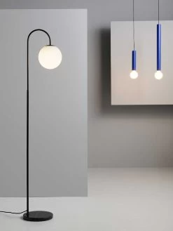 Mintu Floor Lamp - Black Marble -Homewares Shop mayfield mintu floor lamp black marble 5