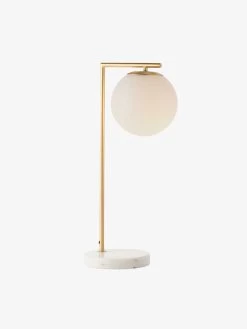 Remi Table Lamp - Brass Marble