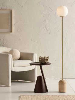 Soren Floor Lamp - Travertine -Homewares Shop mayfield soren floor lamp travertine 3