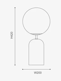 Soren Desk Lamp - Travertine -Homewares Shop mayfield soren table lamp dimensions