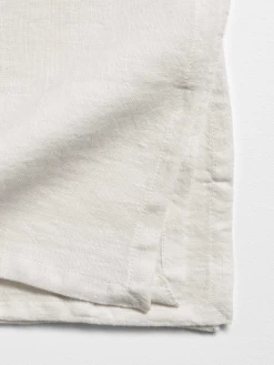 Vintage Linen Napkins Set Of 4 - Marshmallow