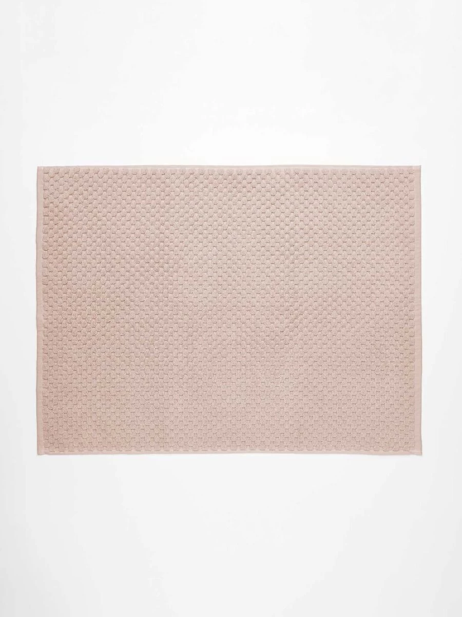 Milos Bath Mat - Pink Clay 3 Milos Bath Mat - Pink Clay