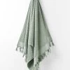 Milos Bath Sheet - Sage -Homewares Shop milos bath towel sage 3