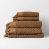 Milos Bath Towel Set - Caramel 1 Milos Bath Towel Set - Caramel -Homewares Shop milos bath towel set bronze