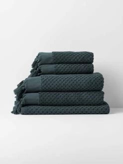 Milos Bath Towel Set - Slate