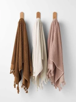 Milos Bath Towel - Sand -Homewares Shop milos bath towels bronze sand pink clay