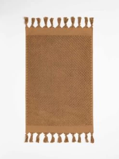 Milos Hand Towel - Caramel -Homewares Shop milos hand towel bronze 2 1