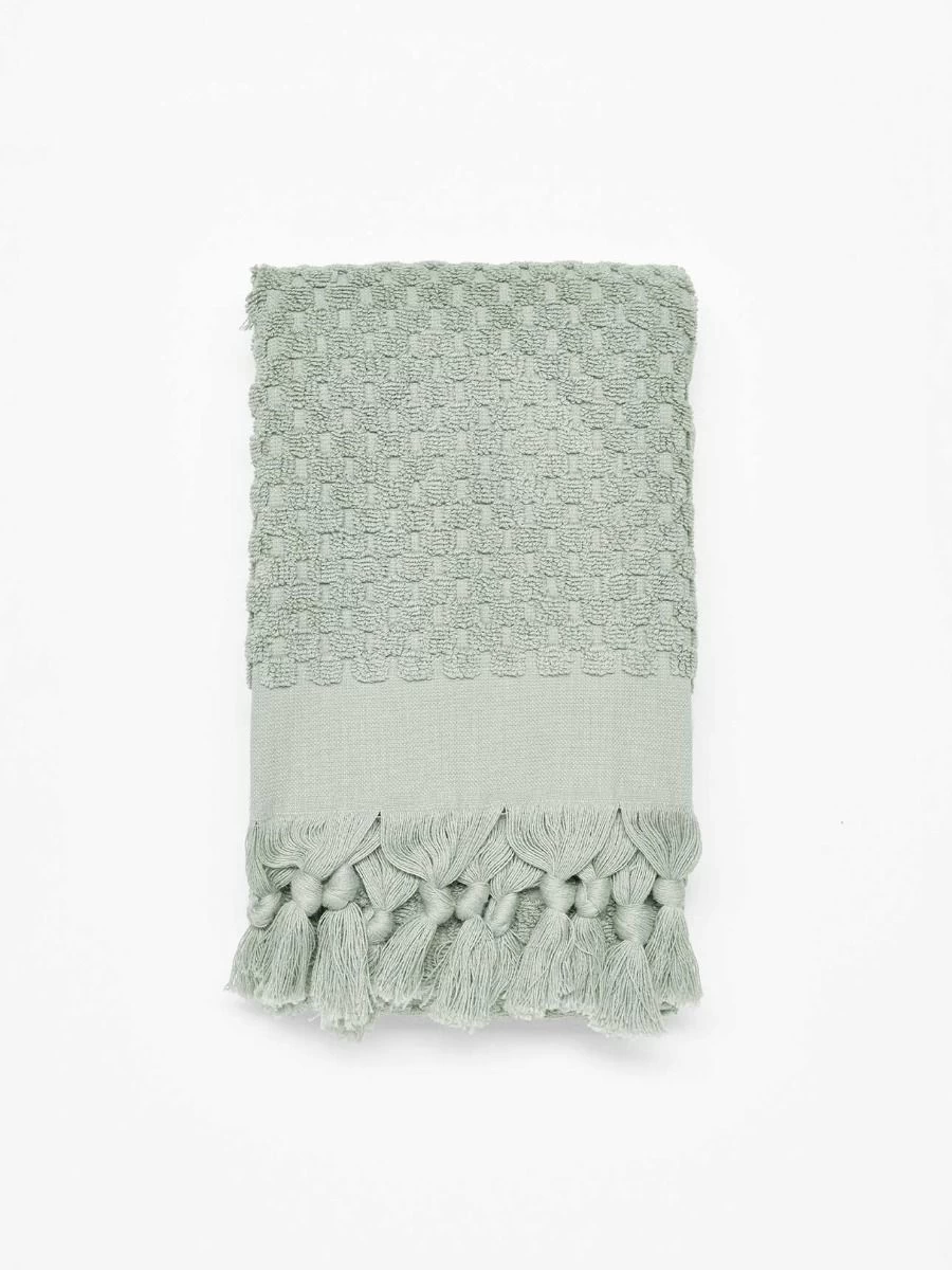 Milos Bath Sheet - Sage 5 Milos Bath Sheet - Sage - Image 3