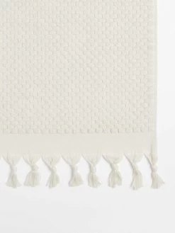 Milos Hand Towel - Sand 10 Milos Hand Towel - Sand -Homewares Shop milos hand towel sand 2 detail