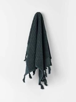 Milos Bath Towel Set - Slate -Homewares Shop milos hand towel slate