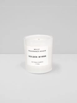 Golden Myrrh Scented Candle