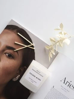 Golden Myrrh Scented Candle -Homewares Shop no27 frangrance house golden myrrh 2