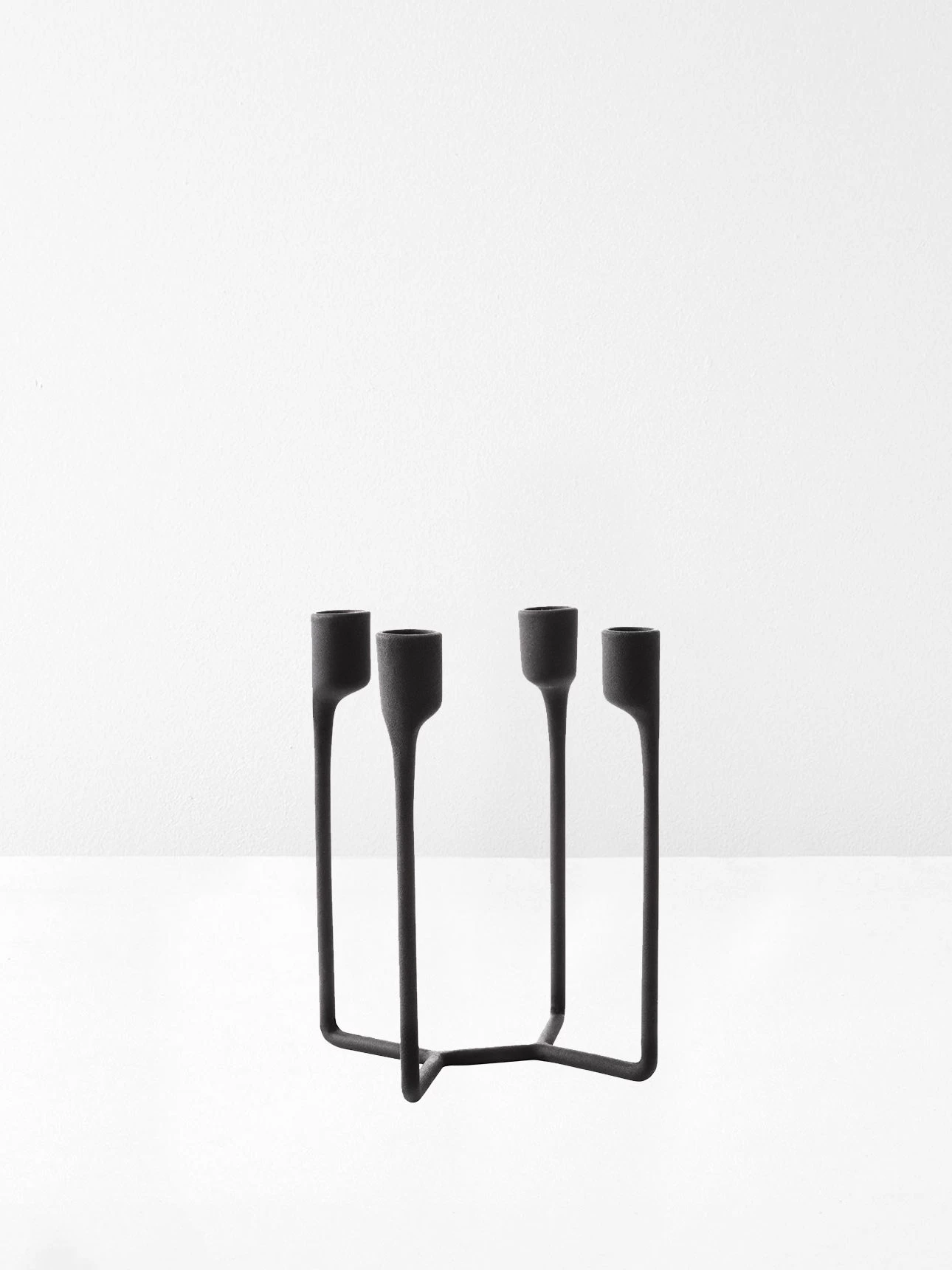 Normann Copenhagen Heima 4 Armed Candlestick In Black 3 Normann Copenhagen Heima 4 Armed Candlestick In Black