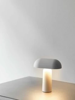 Normann Copenhagen Porta Table Lamp - White -Homewares Shop normann copenhagen porta table lamp white 2