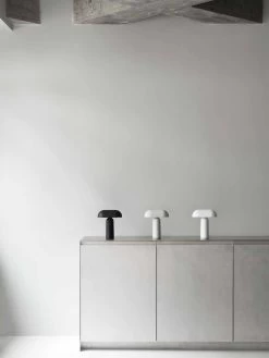 Normann Copenhagen Porta Table Lamp - White -Homewares Shop normann copenhagen porta table lamps 1