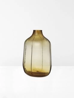 Normann Copenhagen Step Tall Vase In Amber