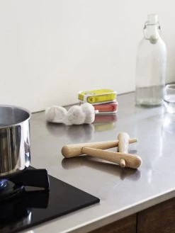 Normann Copenhagen Timber Trivet In Oak -Homewares Shop normann copenhagen timber trivet 3