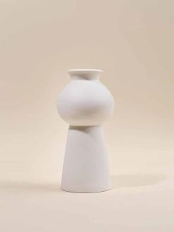 Bianca Vase -Homewares Shop paola joy bianca vase matte white 4