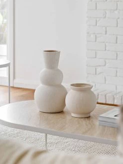 Homewares Shop -Homewares Shop paola joy lola vase matte cream 2