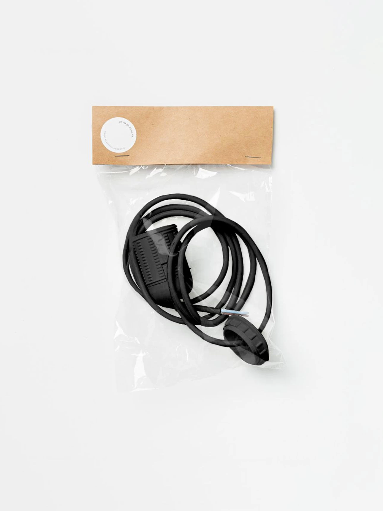 Papaya Laki Bamboo Pendant Cord - Black 3 Papaya Laki Bamboo Pendant Cord - Black