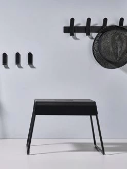 Zone Denmark A-Hook In Black -Homewares Shop papaya zone stool rack hook bathroom living mood 1