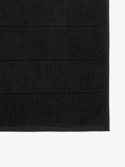 Paros Bath Mat - Black 7 Paros Bath Mat - Black -Homewares Shop paros bath mat black detail
