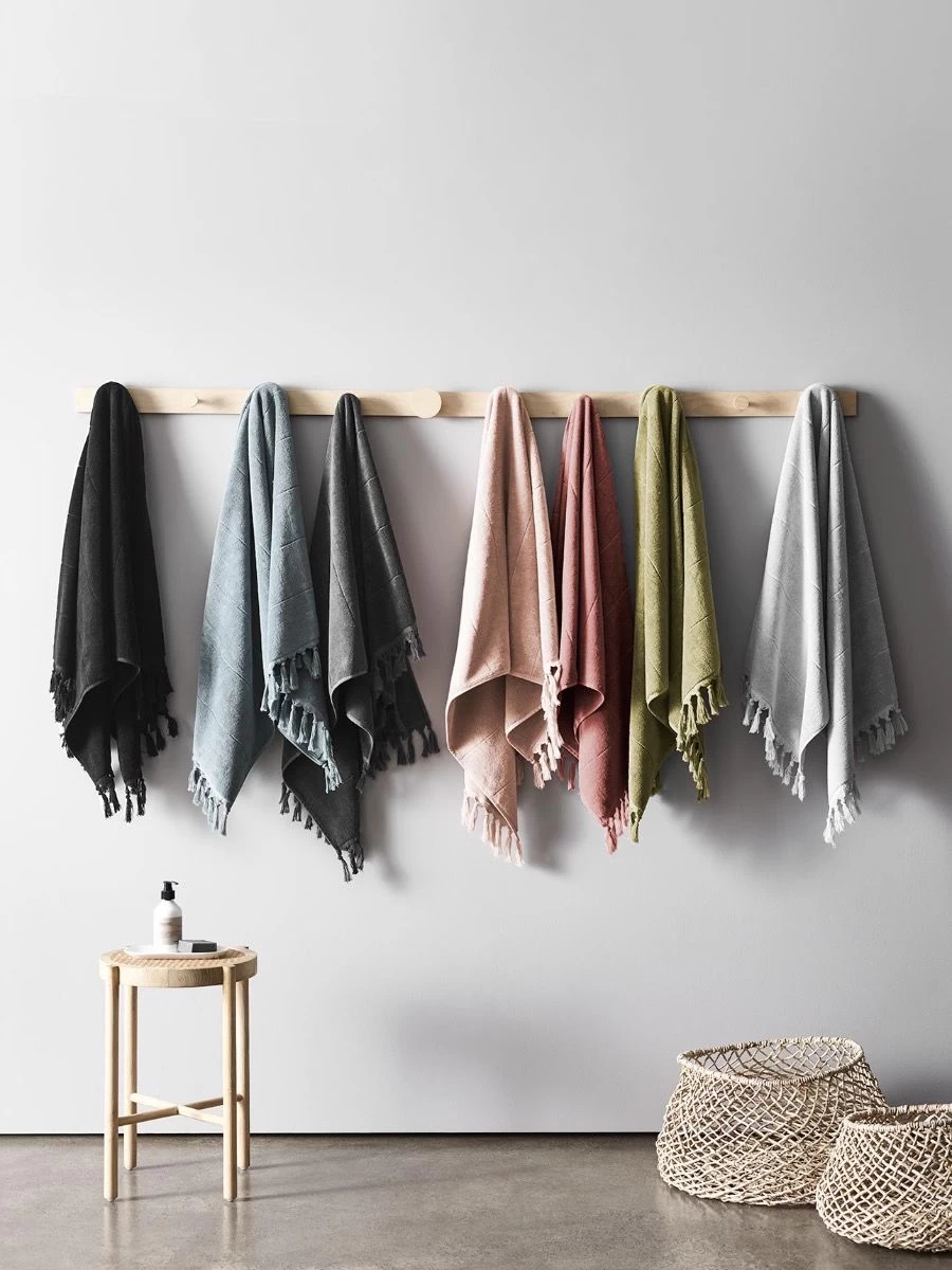 Paros Bath Towel Set - Mahogany 11 Paros Bath Towel Set - Mahogany - Image 9