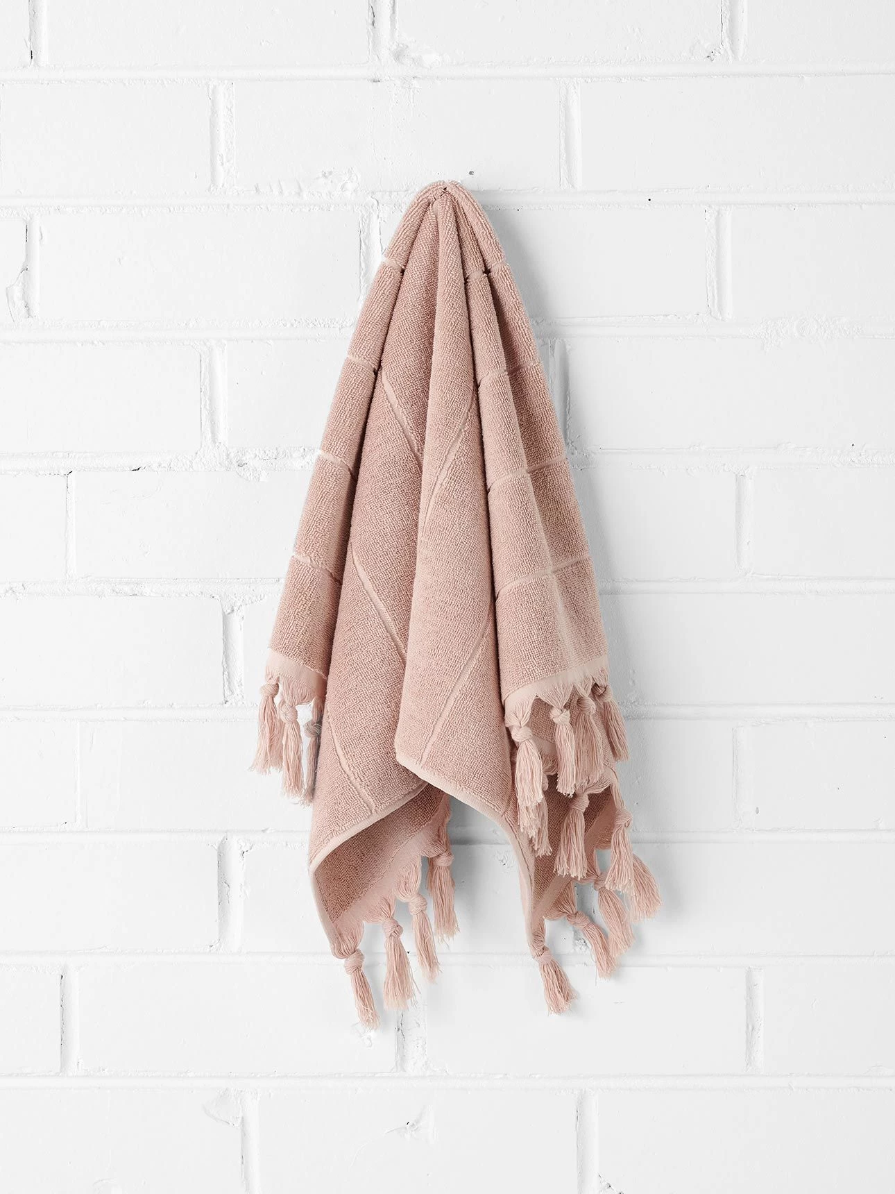 Paros Hand Towel - Pink Clay 3 Paros Hand Towel - Pink Clay