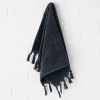 Paros Hand Towel - Slate 1 Paros Hand Towel - Slate -Homewares Shop paros hand towel slate