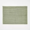 Paros Rib Bath Mat - Fennel -Homewares Shop paros rib bath matt fennel