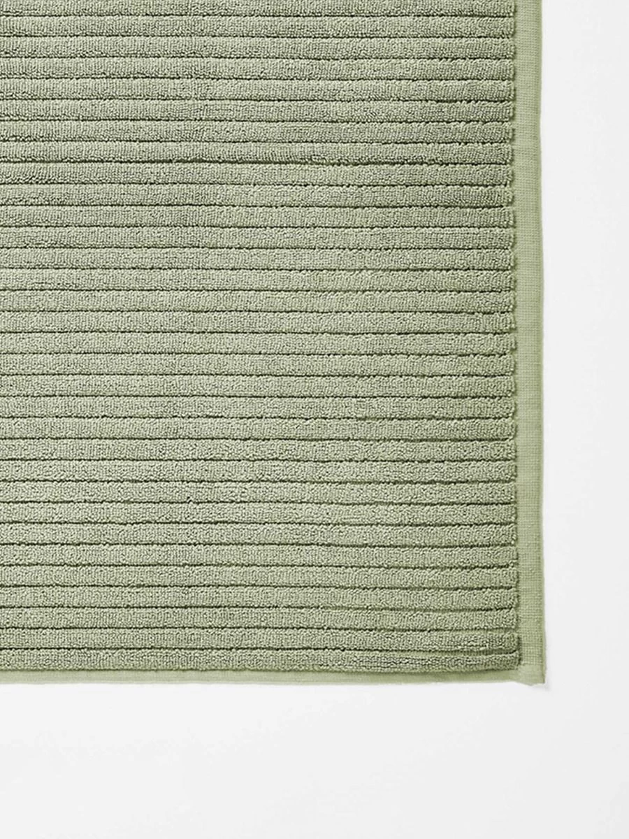 Paros Rib Bath Mat - Fennel 4 Paros Rib Bath Mat - Fennel - Image 2