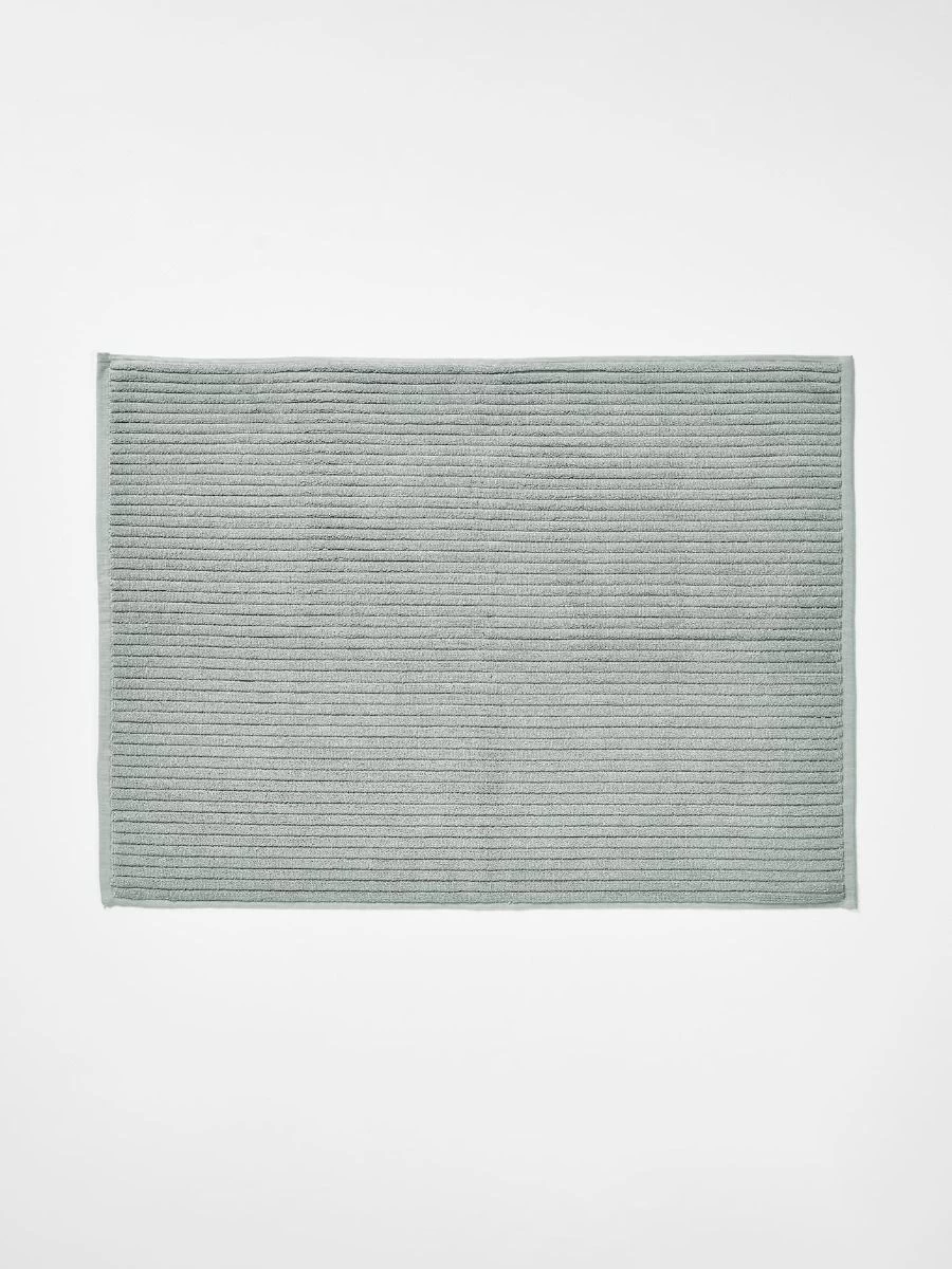 Paros Rib Bath Mat - Sage 3 Paros Rib Bath Mat - Sage