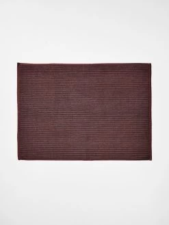 Paros Rib Bath Mat - Syrah