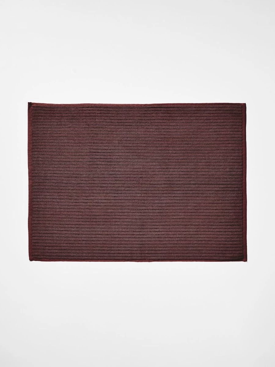 Paros Rib Bath Mat - Syrah 3 Paros Rib Bath Mat - Syrah