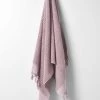 Paros Rib Bath Sheet - Lilac -Homewares Shop paros rib bath towel lilac