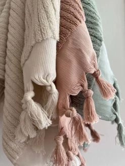 Paros Rib Bath Mat - Shell -Homewares Shop paros rib bath towels detail 1 3