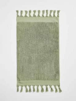 Paros Rib Hand Towel - Fennel 7 Paros Rib Hand Towel - Fennel -Homewares Shop paros rib hand towel fennel 2