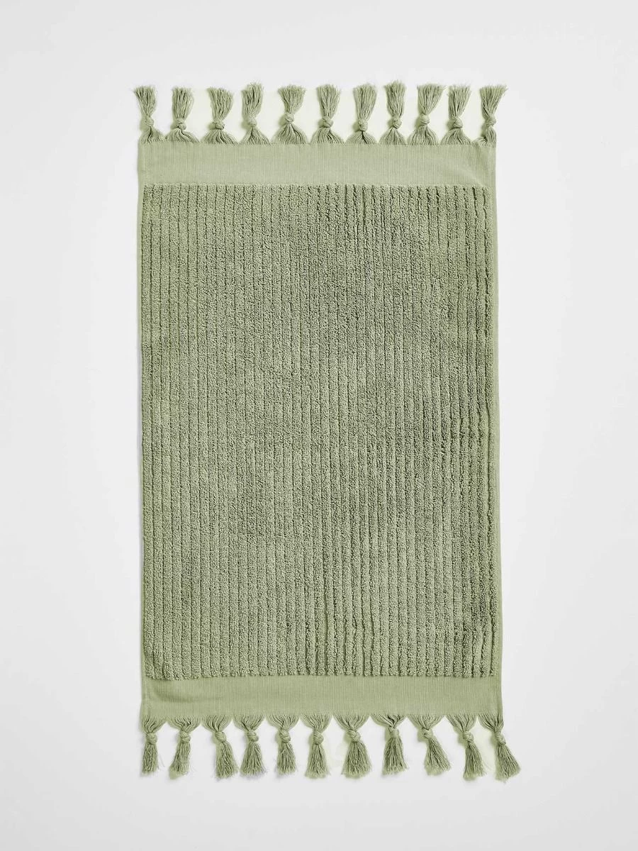Paros Rib Bath Towel Set - Fennel 7 Paros Rib Bath Towel Set - Fennel - Image 5