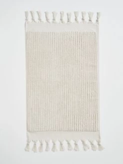 Paros Rib Hand Towel - Sand -Homewares Shop paros rib hand towel sand 2