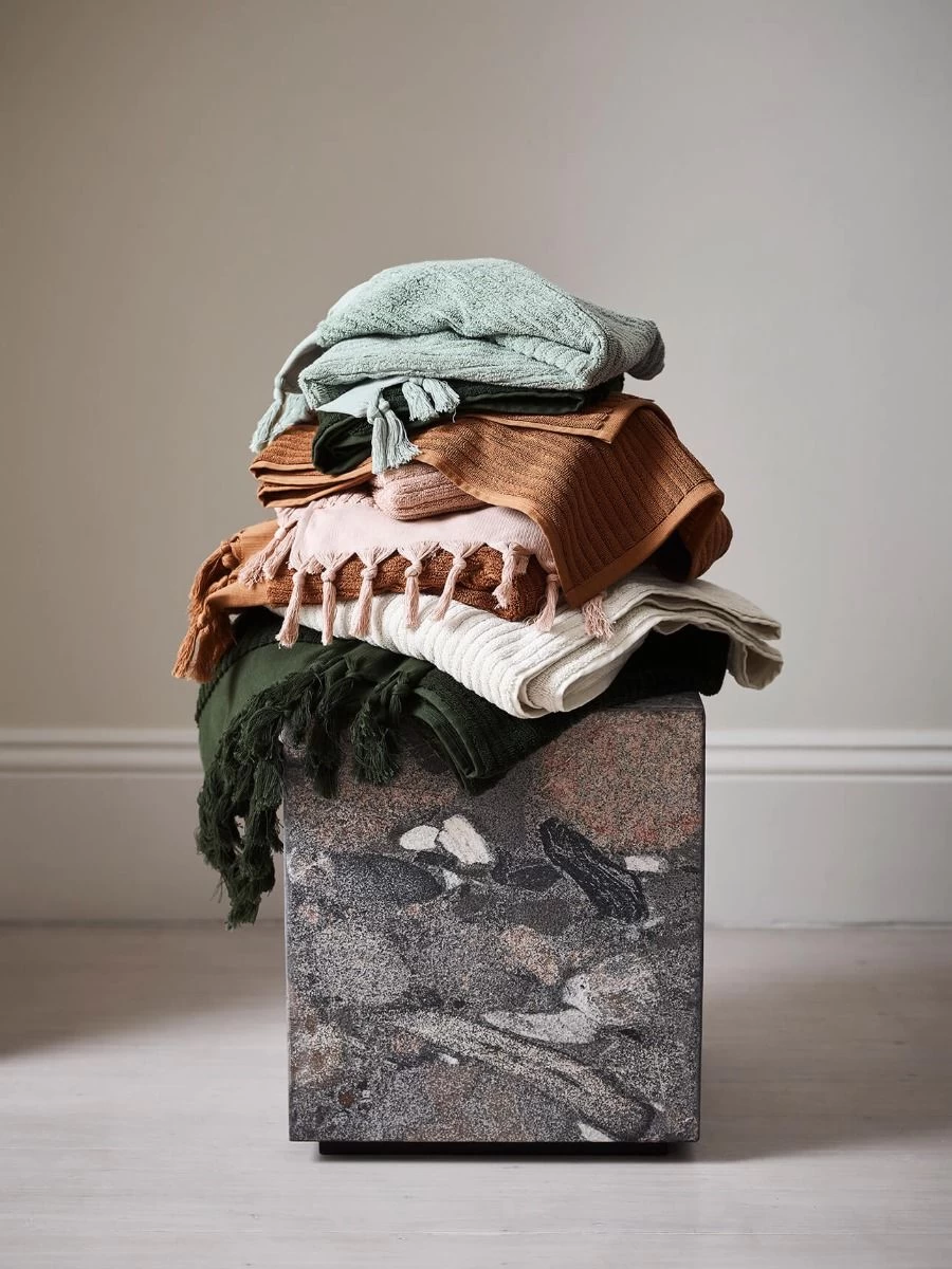 Paros Rib Bath Towel Set - Sand 9 Paros Rib Bath Towel Set - Sand - Image 7