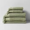 Paros Rib Bath Towel Set - Fennel